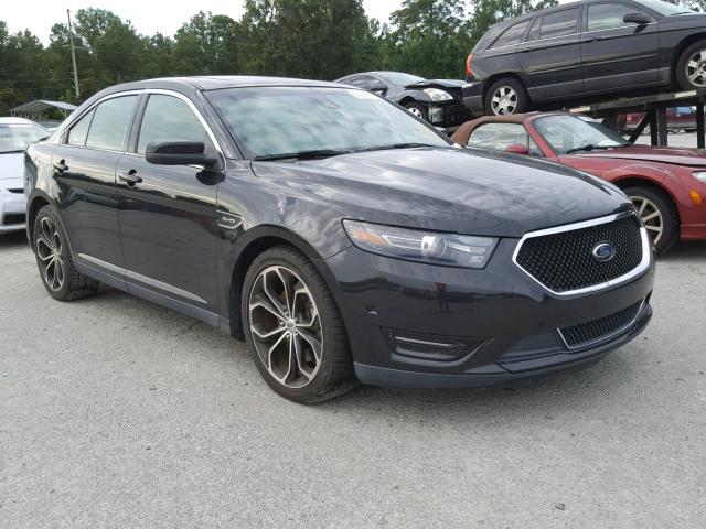 1FAHP2KT4DG100882 - 2013 FORD TAURUS SHO BLACK photo 1