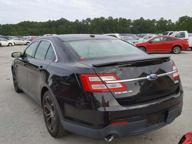 1FAHP2KT4DG100882 - 2013 FORD TAURUS SHO BLACK photo 3