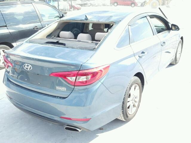 5NPE24AF3FH248118 - 2015 HYUNDAI SONATA SE SILVER photo 4