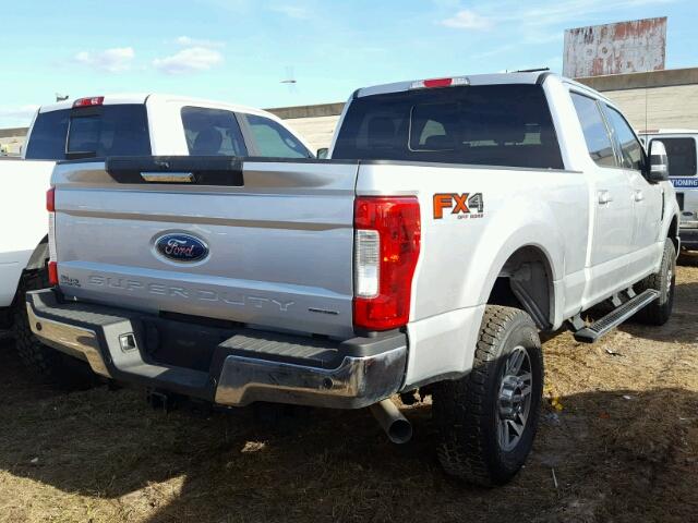 1FT7W2B66HEC41022 - 2017 FORD F250 SILVER photo 4