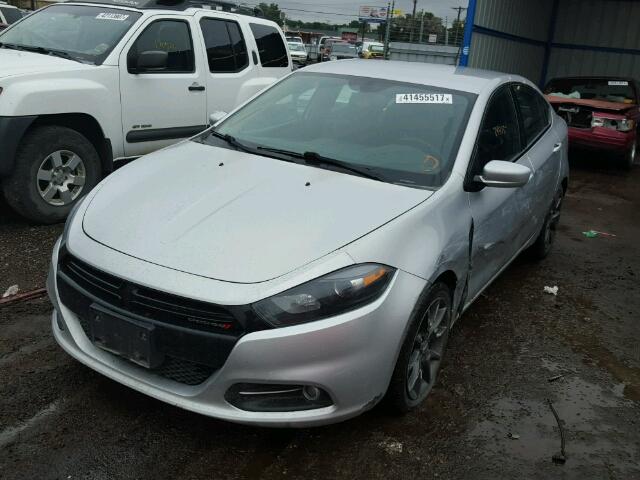 1C3CDFBA6DD295148 - 2013 DODGE DART SXT SILVER photo 2