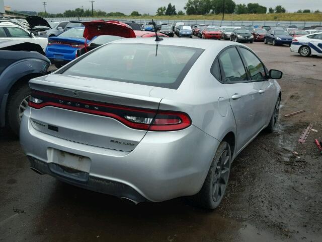 1C3CDFBA6DD295148 - 2013 DODGE DART SXT SILVER photo 4