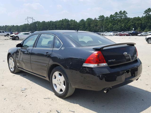 2G1WD58CX79146313 - 2007 CHEVROLET IMPALA SUP BLACK photo 3