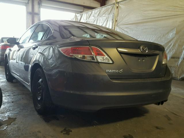 1YVHZ8BHXA5M49842 - 2010 MAZDA 6 GRAY photo 3