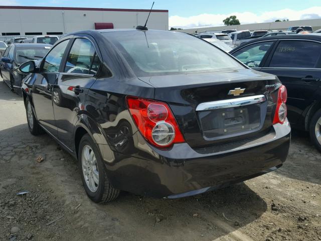 1G1JC5SG9F4142425 - 2015 CHEVROLET SONIC LT BLACK photo 3