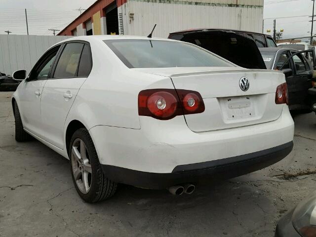 3VWJZ71K69M149619 - 2009 VOLKSWAGEN JETTA S WHITE photo 3