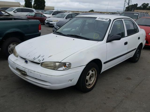 1Y1SK5286XZ415182 - 1999 CHEVROLET GEO PRIZM 白色 照片 2
