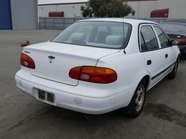 1Y1SK5286XZ415182 - 1999 CHEVROLET GEO PRIZM 白色 照片 4