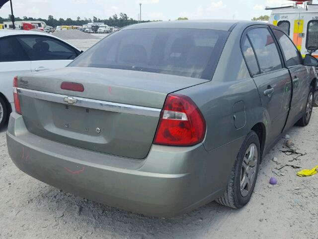 1G1ZS53F26F150074 - 2006 CHEVROLET MALIBU LS Yaşıl foto 4