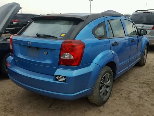 1B3HB28B98D650983 - 2008 DODGE CALIBER BLUE photo 4