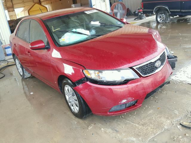 KNAFU4A29C5585249 - 2012 KIA FORTE EX RED photo 1