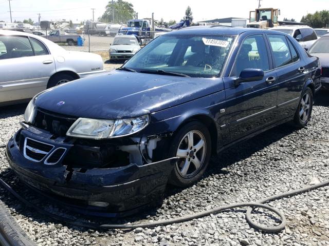 YS3ED49A143512313 - 2004 SAAB 9-5 ARC BLUE photo 2