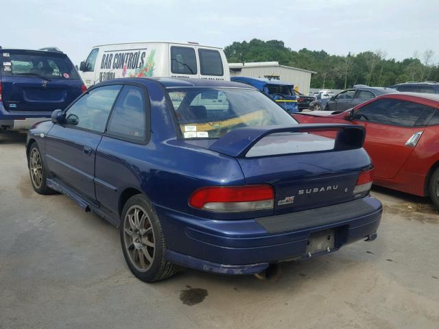 JF1GM67511G401711 - 2001 SUBARU IMPREZA RS BLUE photo 3