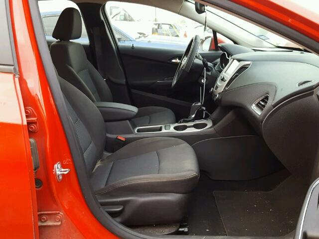 1G1BC5SM8G7281567 - 2016 CHEVROLET CRUZE RED photo 5