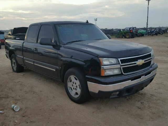 1GCEC19Z26Z228901 - 2006 CHEVROLET SILVERADO BLACK photo 1