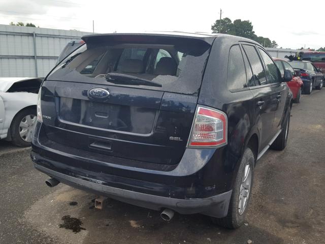 2FMDK38C88BA34026 - 2008 FORD EDGE SEL BLACK photo 4