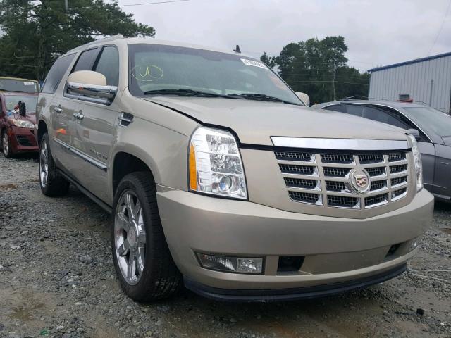 1GYS4HEF1CR160052 - 2012 CADILLAC ESCALADE E TAN photo 1