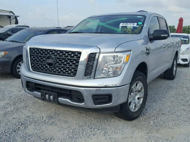 1N6AA1EJ0HN514242 - 2017 NISSAN TITAN S SILVER photo 2