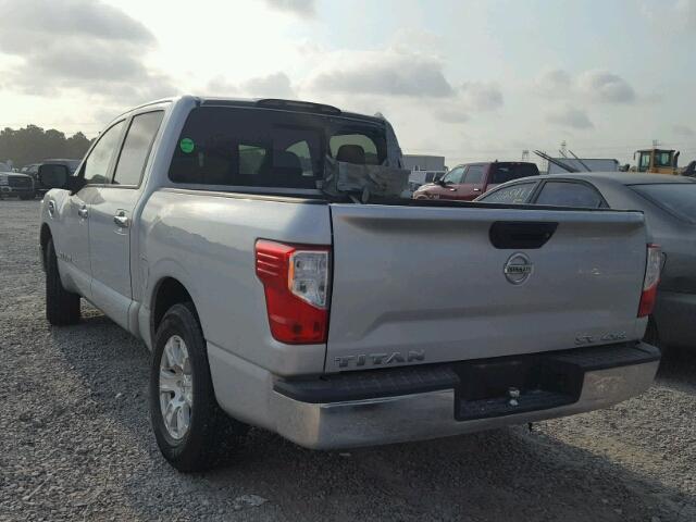 1N6AA1EJ0HN514242 - 2017 NISSAN TITAN S SILVER photo 3