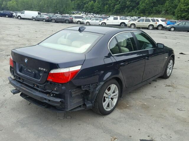 WBANV13599C154901 - 2009 BMW 528 XI BLUE photo 4