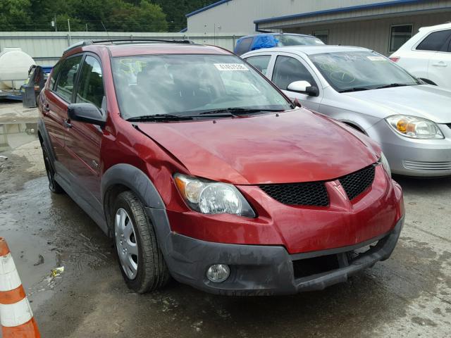 5Y2SL62854Z417105 - 2004 PONTIAC VIBE RED photo 1