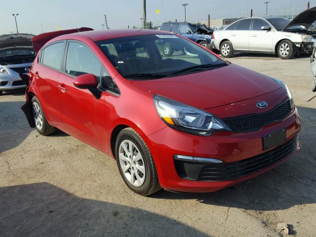 KNADM4A31H6015585 - 2017 KIA RIO RED photo 1