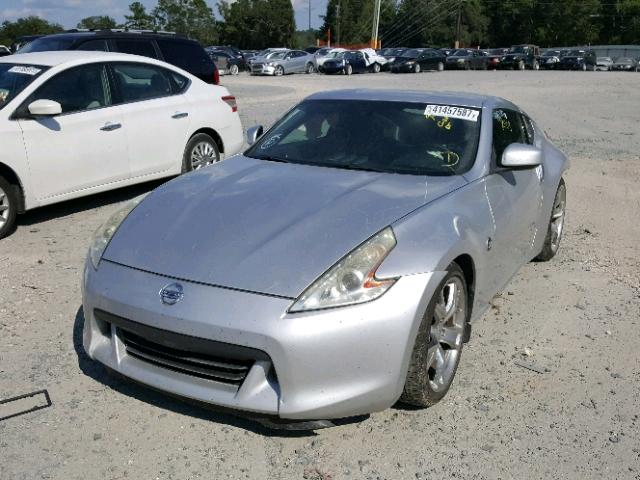 JN1AZ4EH7AM505465 - 2010 NISSAN 370Z SILVER photo 2