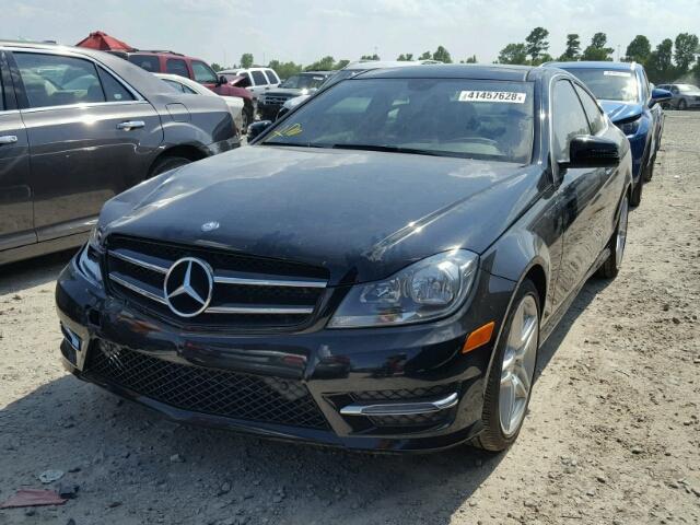 WDDGJ5HB9FG441775 - 2015 MERCEDES-BENZ C 350 BLACK photo 2