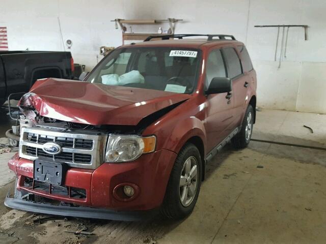 1FMCU9DG2CKA60802 - 2012 FORD ESCAPE RED photo 2