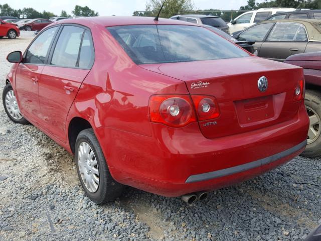 3VWGF71K27M046665 - 2007 VOLKSWAGEN JETTA RED photo 3