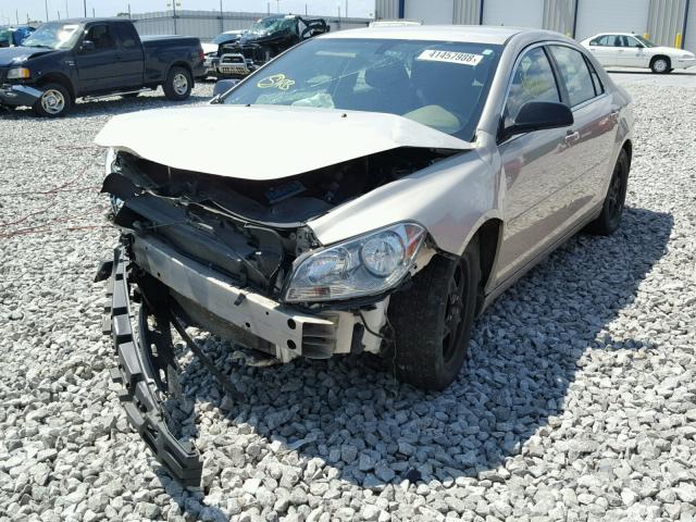 1G1ZB5EB4AF121503 - 2010 CHEVROLET MALIBU LS Qızıl foto 2