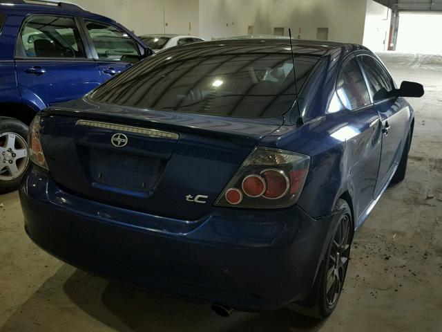 JTKDE167480253923 - 2008 TOYOTA SCION BLUE photo 4