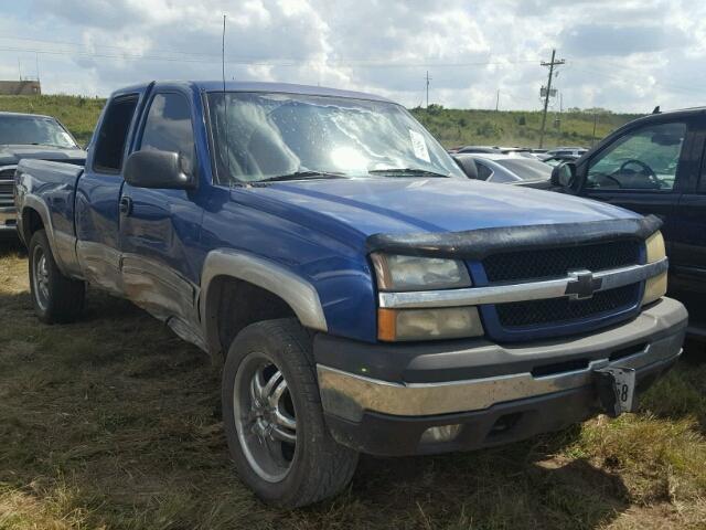 2GCEK19T631189426 - 2003 CHEVROLET SILVERADO BLUE photo 1