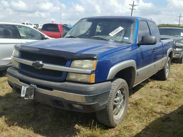 2GCEK19T631189426 - 2003 CHEVROLET SILVERADO BLUE photo 2