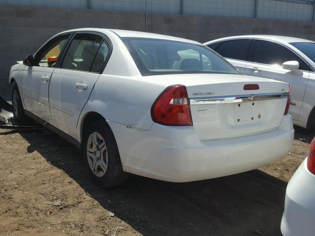 1G1ZS51F46F250597 - 2006 CHEVROLET MALIBU LS თეთრი ფოტო 3