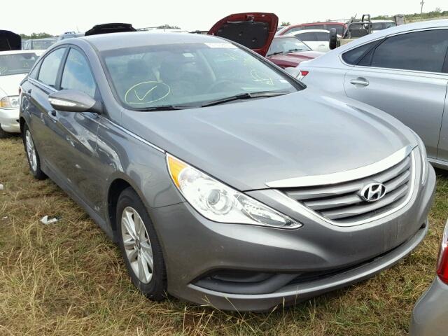 5NPEB4AC7EH816018 - 2014 HYUNDAI SONATA GLS GRAY photo 1