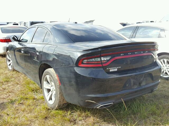 2C3CDXBG4FH738557 - 2015 DODGE CHARGER SE BLACK photo 3