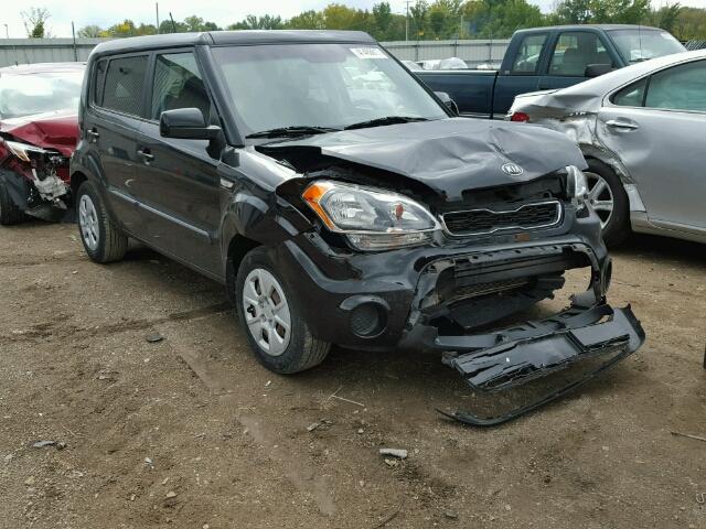 KNDJT2A51C7465027 - 2012 KIA SOUL BLACK photo 1