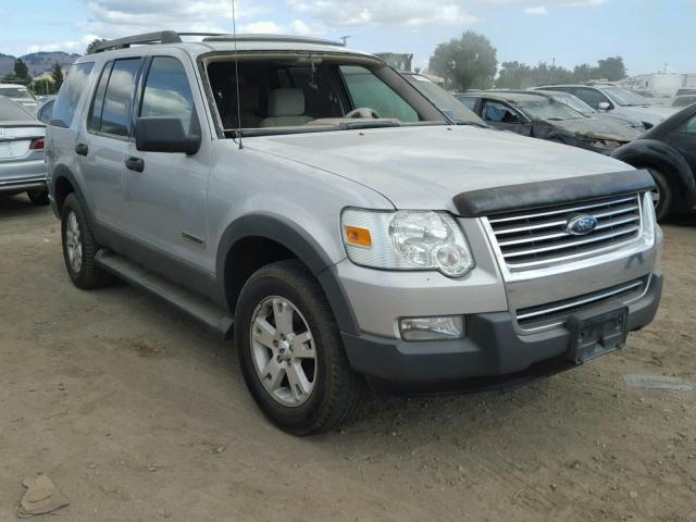 1FMEU73E26UA46906 - 2006 FORD EXPLORER X SILVER photo 1