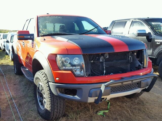 1FTEX1EV3AFA20771 - 2010 FORD F150 RED photo 1