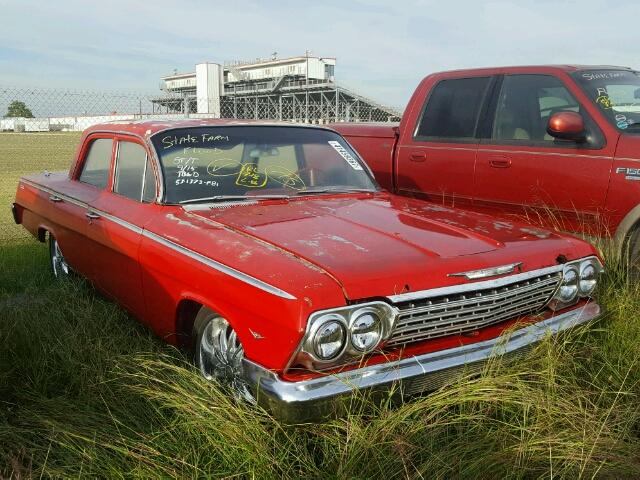 21669S132258 - 1962 CHEVROLET BEL AIR RED photo 1