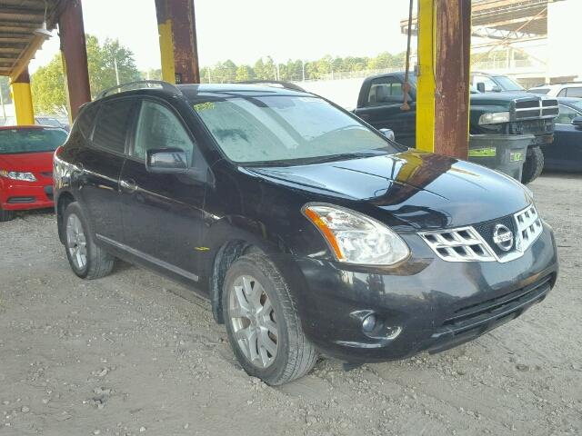 JN8AS5MT4BW565548 - 2011 NISSAN ROGUE BLACK photo 1