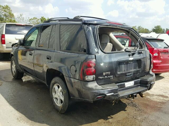 1GNDS13S862276591 - 2006 CHEVROLET TRAILBLAZE GREEN photo 3