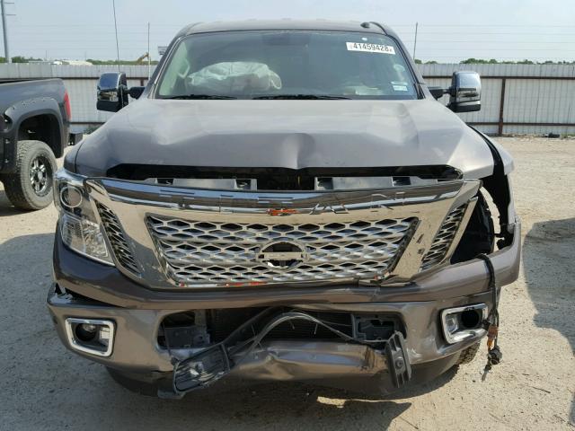 1N6BA1F48GN512184 - 2016 NISSAN TITAN XD S BROWN photo 9