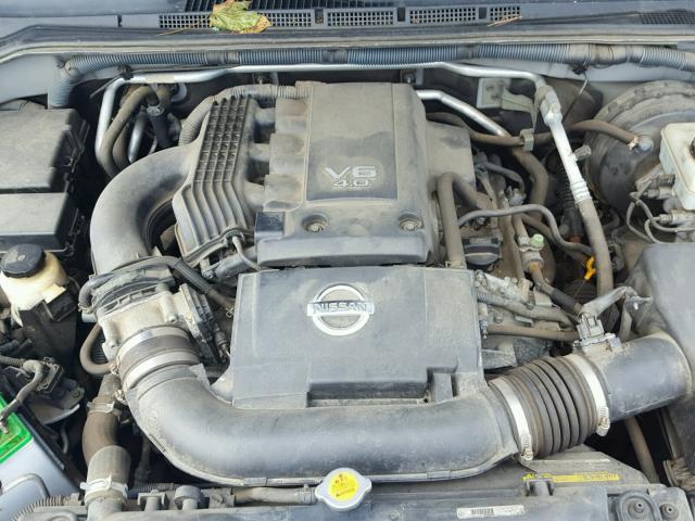 1N6AD0EV3AC416442 - 2010 NISSAN FRONTIER C SILVER photo 7