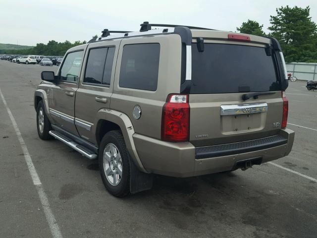 1J8HG58206C275692 - 2006 JEEP COMMANDER თაფლისფერი ფოტო 3
