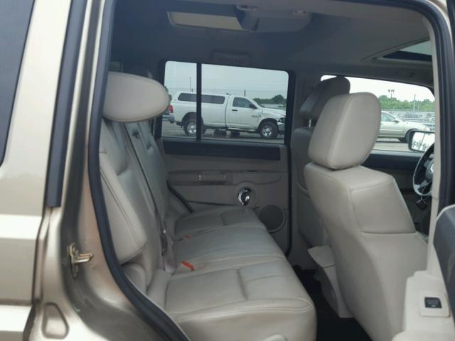 1J8HG58206C275692 - 2006 JEEP COMMANDER თაფლისფერი ფოტო 6