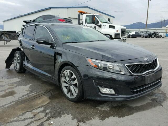 5XXGR4A60EG324649 - 2014 KIA OPTIMA SX BLACK photo 1