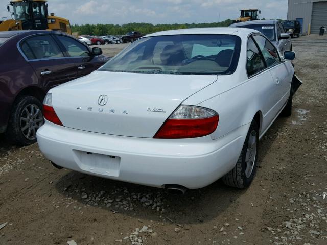 19UYA42433A013624 - 2003 ACURA 3.2CL WHITE photo 4