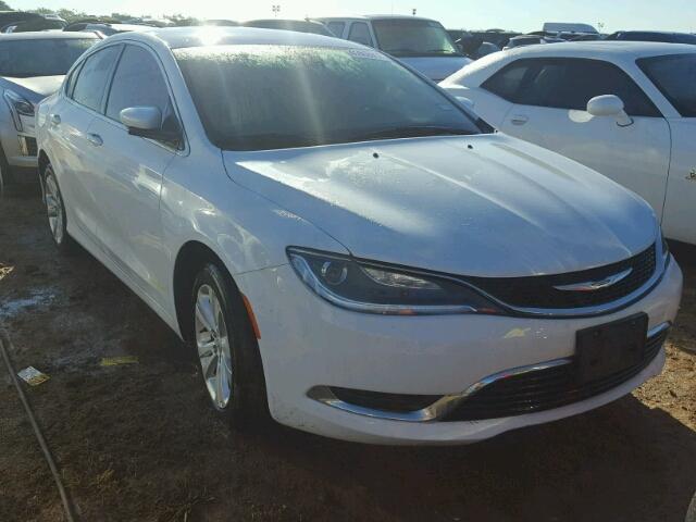 1C3CCCAB7FN680114 - 2015 CHRYSLER 200 WHITE photo 1